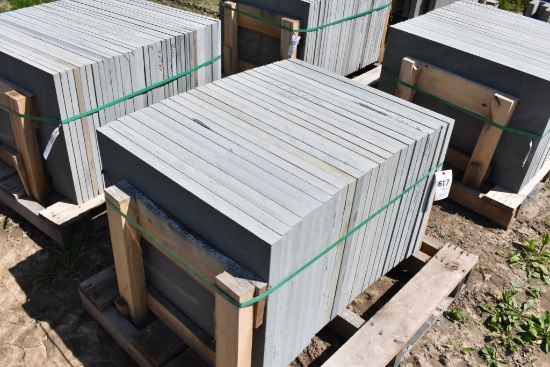 Pallet of 24" x 30" Bluestone Pieces