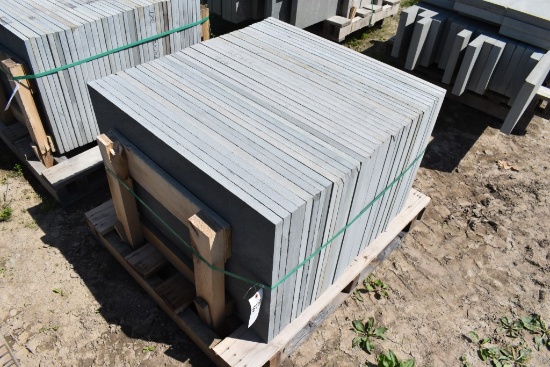 Pallet of 24" x 36" Bluestone Pieces