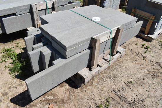 Pallet of 12" Mixed Bluestone Treads