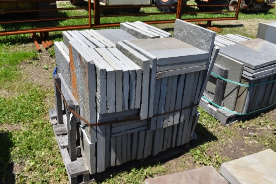 Pallet of Mixed Bluestone Pieces