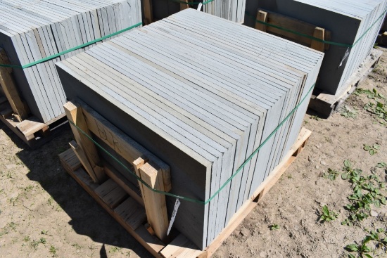 Pallet of 24" x 36" Bluestone Pieces