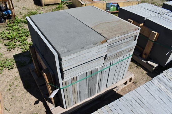 Pallet of 18" x 36" Bluestone Pieces