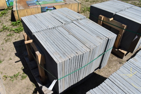 Pallet of 24" x 24" Bluestone Pieces