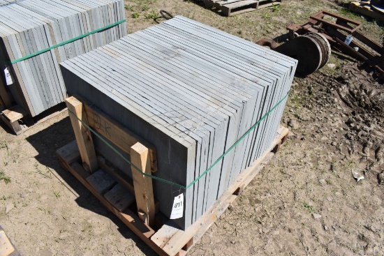 Pallet of 24" x 36" Bluestone Pieces