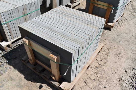 Pallet of 24" x 36" Bluestone Pieces