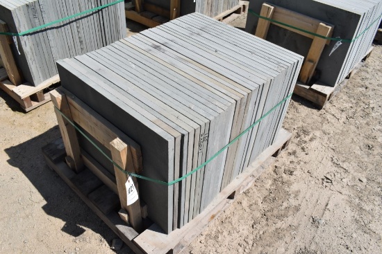Pallet of 24" x 36" Bluestone Pieces