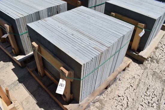 Pallet of 24" x 36" Bluestone Pieces