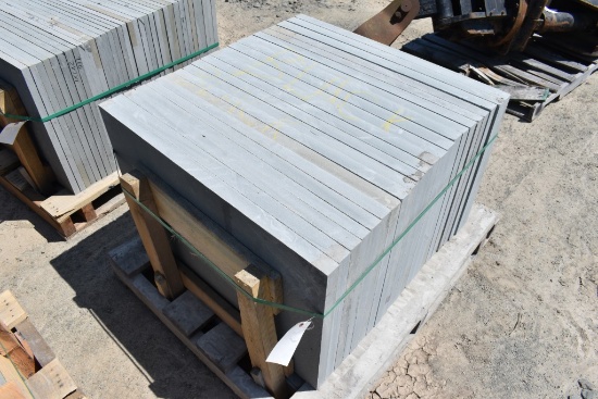 Pallet of 24" x 36" Bluestone Pieces