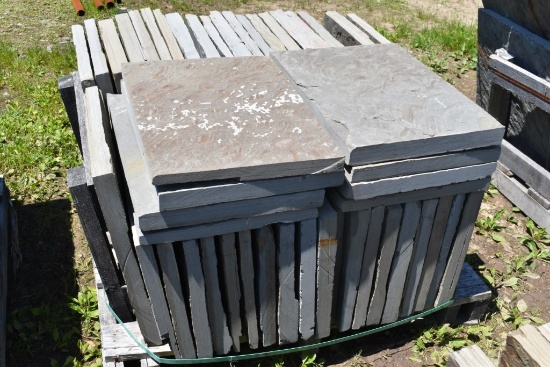 Pallet of 18" x 24" Bluestone Pieces
