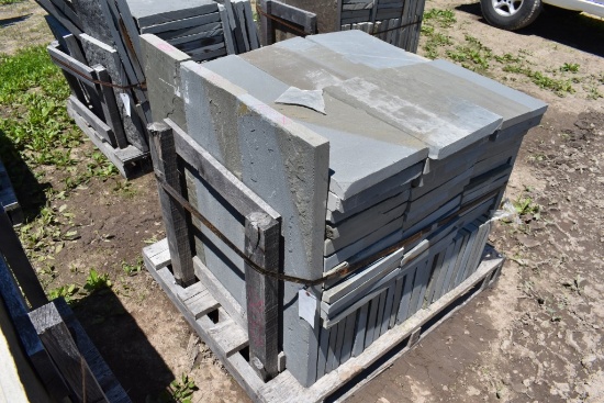 Pallet of 12" x 18" Bluestone Pieces
