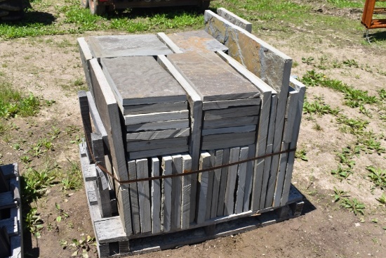 Pallet of Mixed Bluestone Pieces