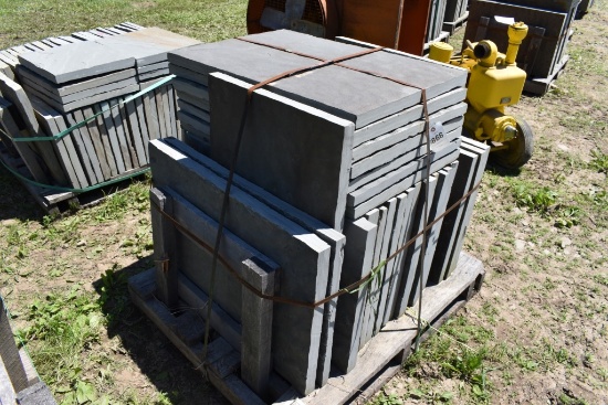 Pallet of 24" x 36" Bluestone Pieces