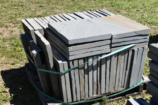 Pallet of Mixed Bluestone Pieces