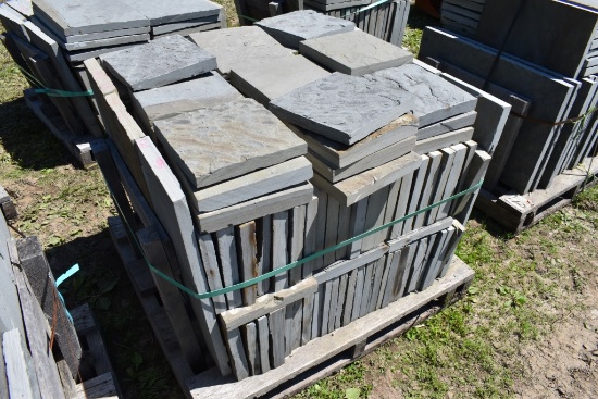 Pallet of 12" x 12" Bluestone Pieces