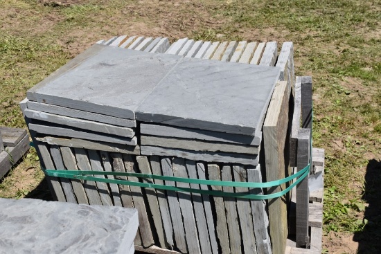 Pallet of Mixed Bluestone Pieces