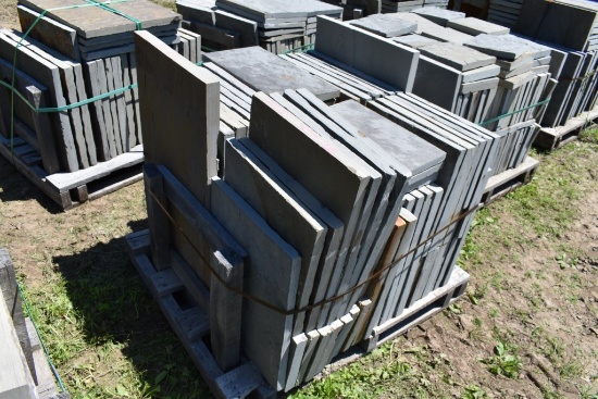Pallet of Mixed Bluestone Pieces