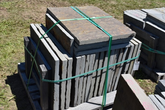 Pallet of Mixed Bluestone Pieces