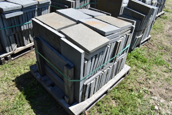 Pallet of 12" x 18" Bluestone Pieces