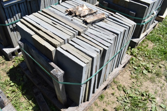 Pallet of 12" x 24" Bluestone Pieces