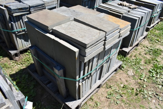 Pallet of Mixed Bluestone Pieces