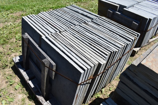 Pallet of 24" x 24" Bluestone Pieces