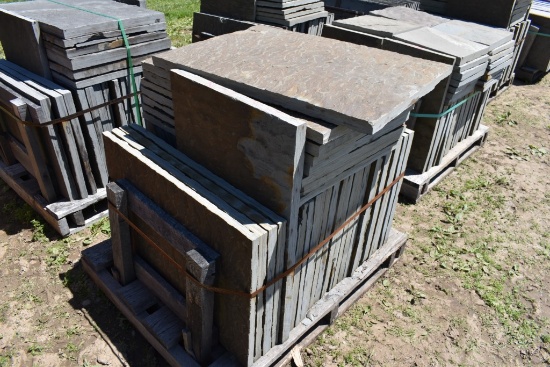 Pallet of 24" x 36" Bluestone Pieces