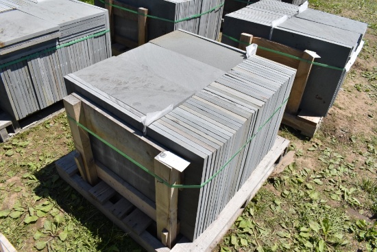 Pallet of 12" x 24" Bluestone Pieces