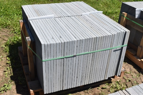 Pallet of 24" x 24" Bluestone Pieces