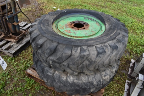2 General 13.00-24 on 8 Lug Rims