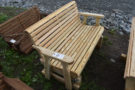 Amish Made 50" Glider Bench