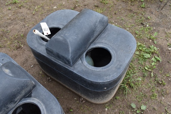 Black Plastic Waterer