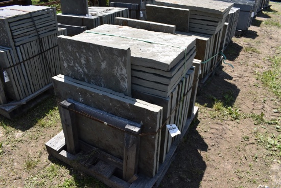 Pallet of 24" x 36" Bluestone Pieces
