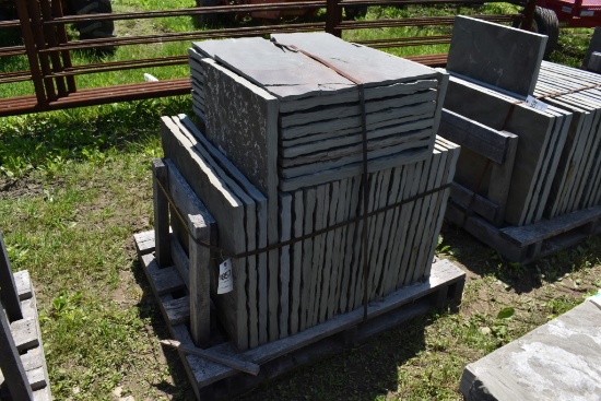 Pallet of 24" x 36" Bluestone Pieces