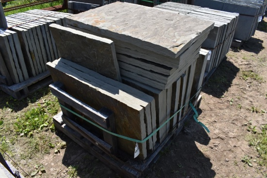 Pallet of 24" x 36" Bluestone Pieces