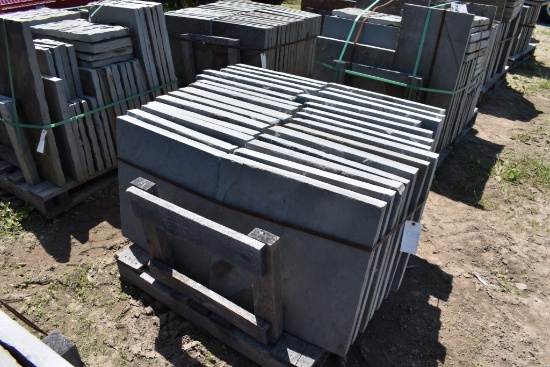Pallet of 24" x 24" Bluestone Pieces