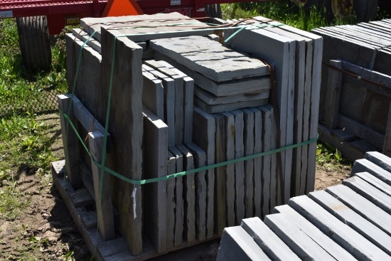 Pallet of Mixed Bluestone Pieces