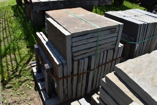 Pallet of 24" x 36" Bluestone Pieces