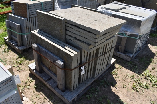 Pallet of 24" x 36" Bluestone Pieces