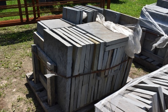 Pallet of Mixed Bluestone Pieces