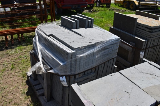 Pallet of Mixed Bluestone Pieces