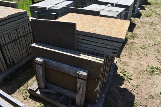 Pallet of 24" x 36" Bluestone Pieces
