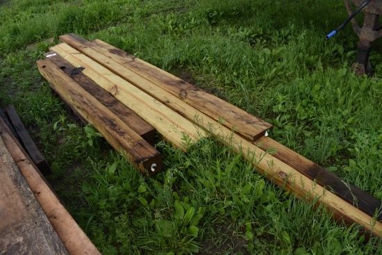 Group of Various Pressure Treated Dimensional Lumber