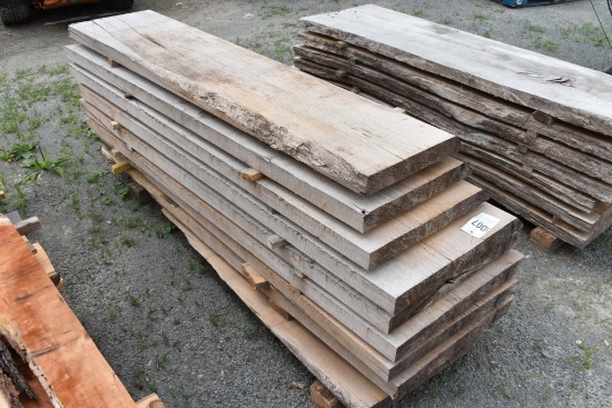 9 Pieces of rough Cut Lumber