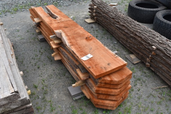 7 Pieces of Live Edge Wood