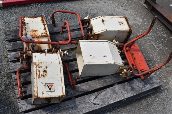4 Allis-Chalmers Seed Hoppers