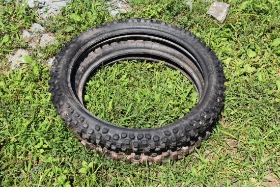 Pair of Bridgestone 80/100-21 Dirt Bike Tires