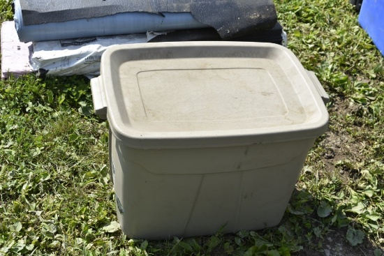 Tote of Plumbing Items