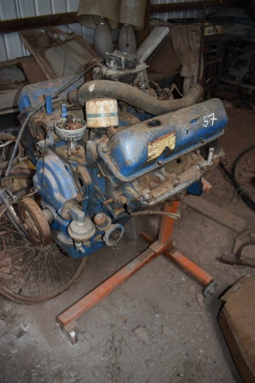 Ford Engine on Engine Stand