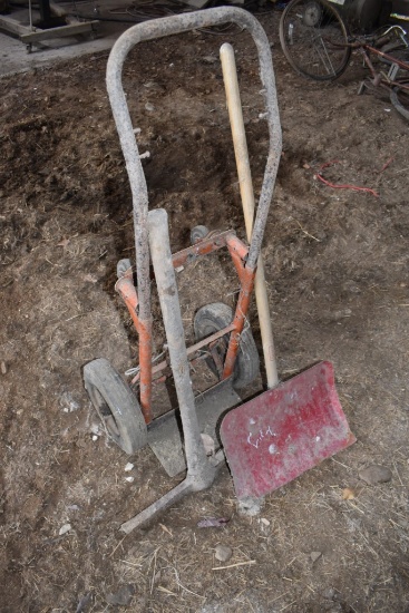 Hand Truck, Pick Axe, Snow Shovel
