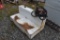 105 Gallon L-Shaped Transfer Fuel Tank With Fill rite Electric Pump